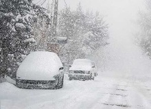 بارش یک متری برف در گلابدره و ولنجک تهران