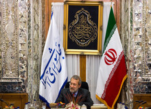 دیدار رییس مجلس با آیت‌الله میبدی

