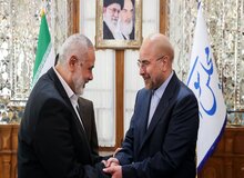  هنیه با قالیباف دیدار کرد 