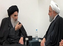 کنایه روحانی به مدیر مسئول کیهان: آیت‌الله سیستانی همواره نزد مردم و دولت ایران مورد احترام بوده است