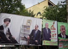 تبلیغات نامزدهای انتخابات پارلمانی عراق در تهران + عکس