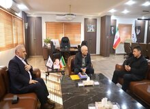 دیدار امیر قلعه‌نویی با استاندار مازندران