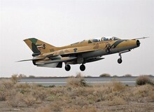 یک فروند جنگنده شکاریf۷  در اصفهان سقوط کرد