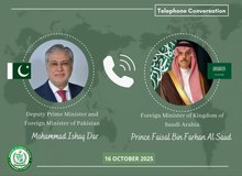 گفت‌وگوی تلفنی وزیر خارجه پاکستان با همتای عربستانی پس از آتش‌بس با افغانستان