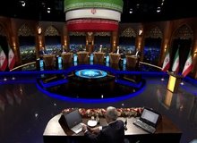 قالیباف به «صندلی یک» رسید پزشکیان به «صندلی دو» /جلیلی هم‌نشین زاکانی شد /مناظره چهارم آغاز شد