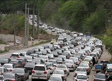 ترافیک سنگین در محورهای شمالی و آزادراه‌های ورودی تهران