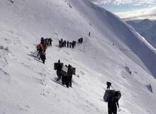 ۲۳ کولبر در کوه های کردستان مفقود شدند