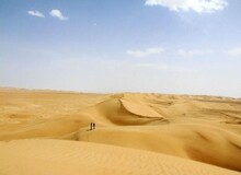 تصاویری زیبا از کویر ورزنه اصفهان
