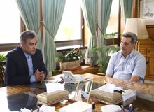 دیدار رئیس هیات مدیره و مدیرعامل شرکت نمایشگاه های بین المللی جمهوری اسلامی با شهردار تهران 