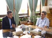 دیدار رئیس هیات مدیره و مدیرعامل شرکت نمایشگاه های بین المللی جمهوری اسلامی با شهردار تهران 