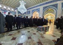تشییع پیکر شهید محسن فخری‌زاده در قم/ تصاویــــر