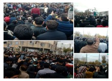 مردم چهارمحال و بختیاری برای حل مشکل  آب تجمع کردند/ عکس و فیلم 