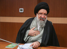 رئیسی و طائب در جمع نمایندگان مجلس خبرگان سخنرانی می کنند