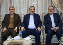 دیدار نوروزی معاون اول رییس جمهور با برخی مسئولان اجرایی