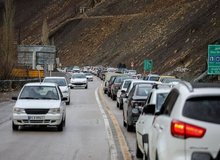ترافیک سنگین در برخی مقاطع محورهای شمالی
