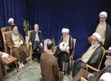 عمامه گذاریِ فرزند علی لاریجانی+عکس 