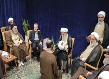 عمامه گذاریِ فرزند علی لاریجانی+عکس 