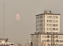 اولین عکس از ماه خونین در تهران+عکس 