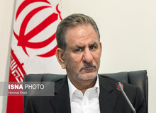 بازدید دکتر جهانگیری از کانون ریزگردها و طرح احیاء اراضی 550 هزار هکتاری