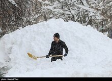 بارش نیم متری برف در این منطقه