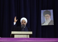 حسن روحانی: با چه قانونی عزیران ما را خانه نشین کردید؟/ اگر به پای صندوق‌ها نیایید پیاده‌روها را هم دیوار خواهند کشید/ ایا می خواهید جامعه ما از بیانات خاتمی استفاده نکند؟