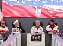 پزشکیان در بازدید از جمعیت هلال احمر: عملکرد هلال‌احمر در جنگ ۴۰ روزه استثنایی بود