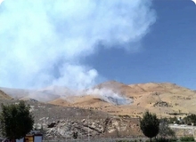 تشکیل پرونده قضایی برای حادثه آتش‌سوزی کوه آبیدر سنندج