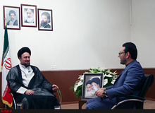 یادگار امام در برنامه زنده «نگاه یک» با مردم صحبت می‌کند