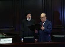  دانشگاه دولتی مسکو به ابراهیم رئیسی دکترای افتخاری داد/ FILM