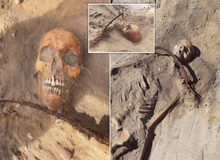اسکلت یک زن خون آشام با داسی به دور گلو برای جلوگیری از زنده شدن در لهستان پیدا شد