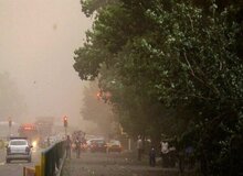 احتمال وزش باد شدید و رگبار و گرد و خاک تا دوشنبه در تهران