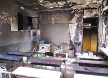 آتش‌سوزی مدرسه‌ای در همدان / ۱۱ نفر مصدوم شدند