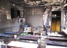 آتش‌سوزی مدرسه‌ای در همدان / ۱۱ نفر مصدوم شدند