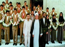 حذف عکس آیت الله هاشمی در پیام تسلیت درگذشت مریم میرزاخانی
