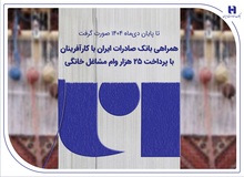 همراهی بانک صادرات ایران با کارآفرینان با پرداخت ۲۵ هزار وام مشاغل خانگی