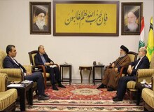 دیدار امیرعبداللهیان با سید حسن نصرالله