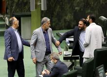 درگیری در مجلس بر سر شمارش آرای نواب رییس+فیلم 