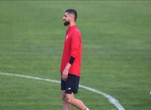 حضور میلاد سرلک در تمرین پرسپولیس