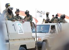 استقرار نیروهای حشد شعبی عراق نزدیک نوار مرزی عربستان