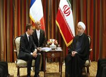 «ماکرون» در سازمان ملل واسطه مخابره پیام ترامپ به روحانی بود