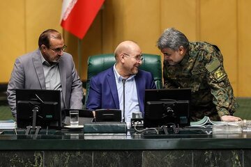 حضور نماینده مجلس با لباس حزب‌الله در صحن علنی + عکس