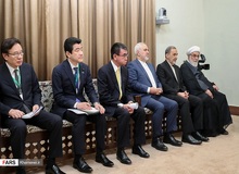گزارش توئیتری ظریف از از دیدارهای هیات ژاپنی در تهران