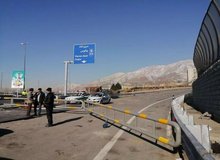 انسداد یک جاده شمالی