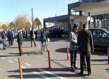 تجمع کارگران «ناز نخ» مقابل استانداری قزوین

