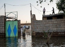 شکسته شدن سیل‌بندهای اروند / سیل به روستاهای اروندکنار زد