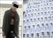  مردی که با حدود ۱۱ میلیون تومان چک پول قلابی در مشهد دستگیر شد