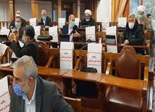 جلسه متفاوت بهارستانی‌ها به دلیل محدودیت‌ها/ تصاویر
