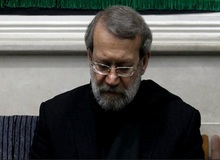 حضور لاریجانی در مراسم ترحیم همسر حجت‌الاسلام راستگو