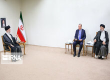 اردوغان با  آیت‌الله خامنه‌ای دیدار و گفت وگو کرد/ رهبر انقلاب خطاب به رئیس جمهور ترکیه: از بازگشت قره‌باغ به آذربایجان خوشحال هستیم 