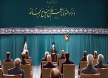 اعضای هیأت دولت با رهبر انقلاب دیدار کرد +عکس